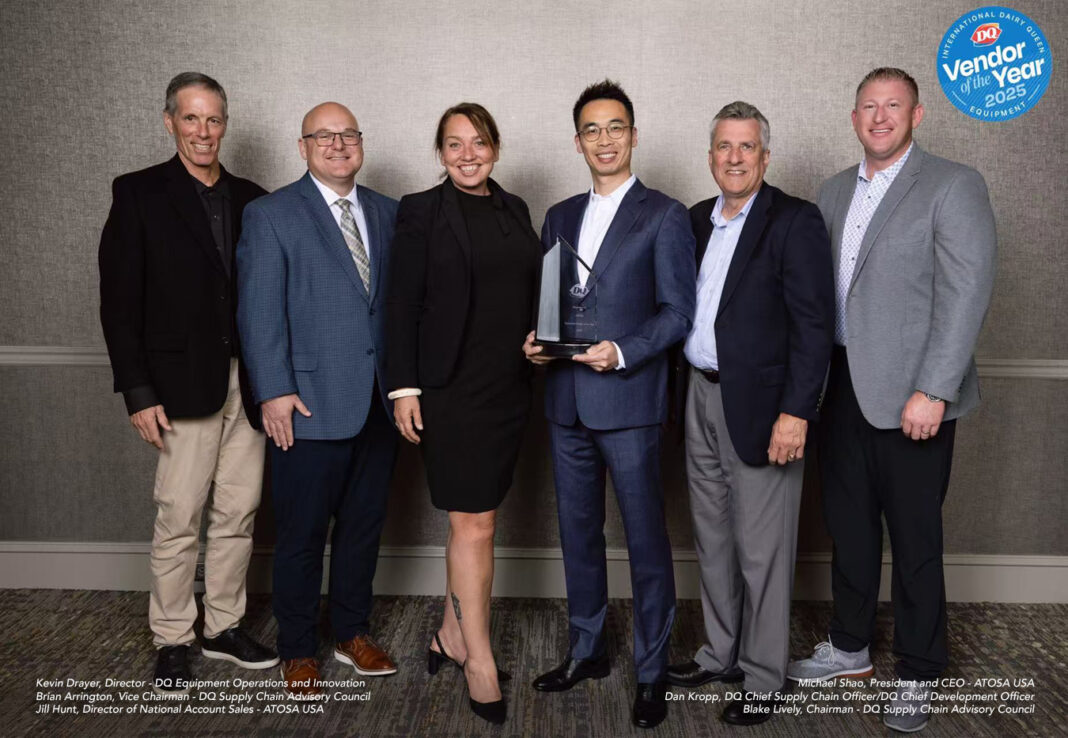Atosa USA Named Equipment Vendor of the Year by International Dairy Queen