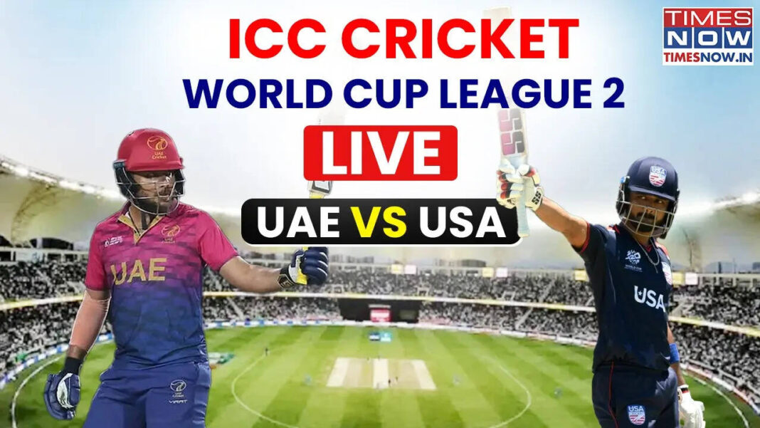 <p><strong>UAE 119/5 (33.5) vs USA | Live Score of ICC Cricket World Cup League 2: Watch USA vs UAE Match Updates, Live Score, Commentary, and Scorecard</strong></p>