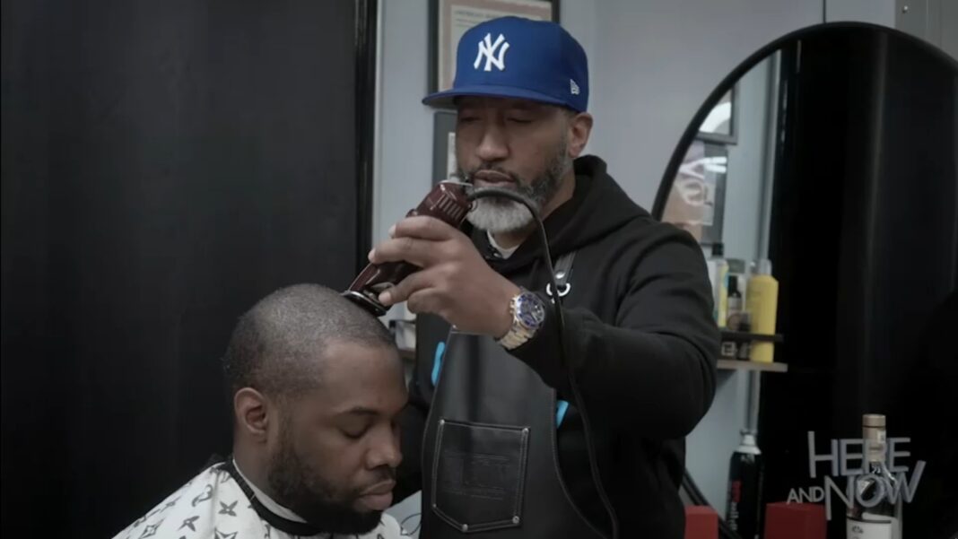 Here and Now with Sandra Bookman: Barbershop Conversations with Brothers Highlight Mental Health for Black Men in Brooklyn