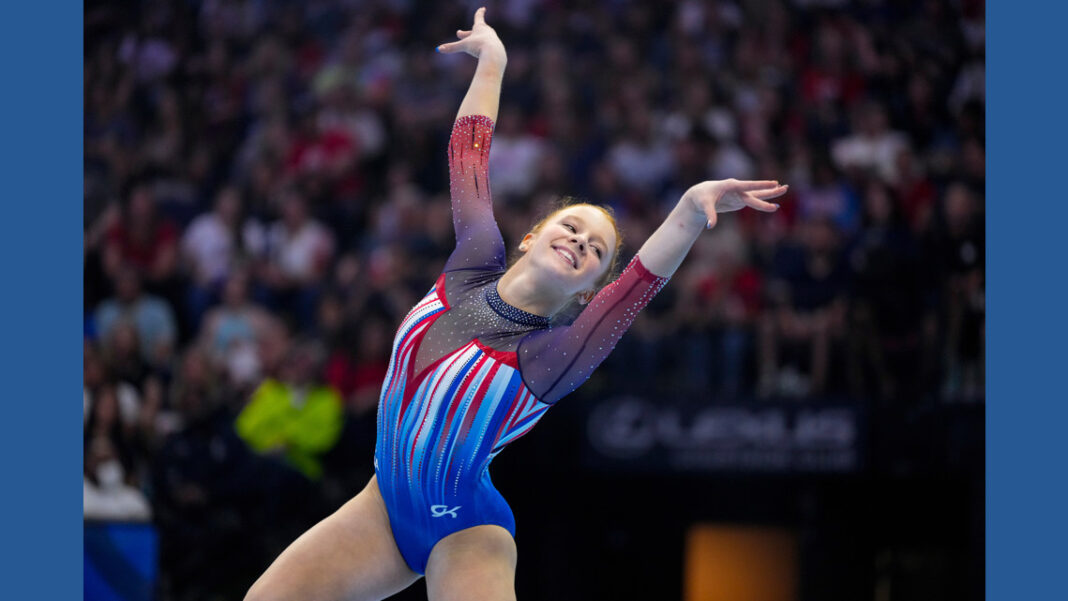 Caylor Teams Up with Veterans Blakely, Wong, and Roberson for USA Gymnastics World Championship Squad