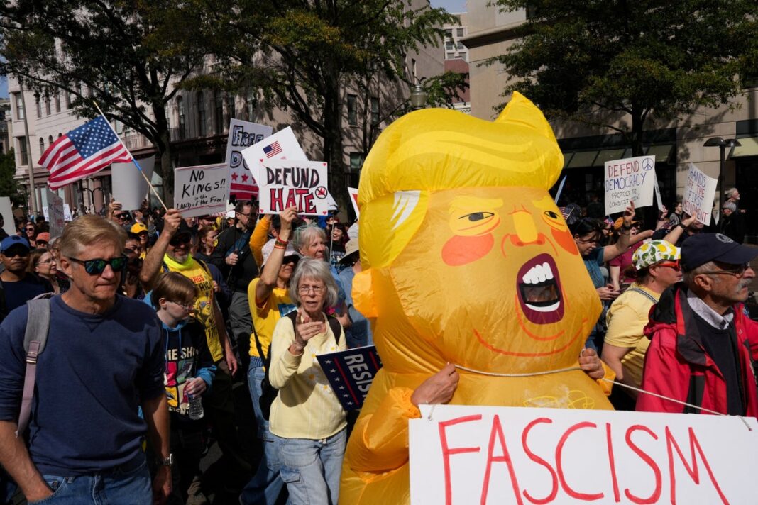 “‘No Kings’ Protests: Live Updates on Anti-Trump Rallies in the US and Europe as Millions March”
