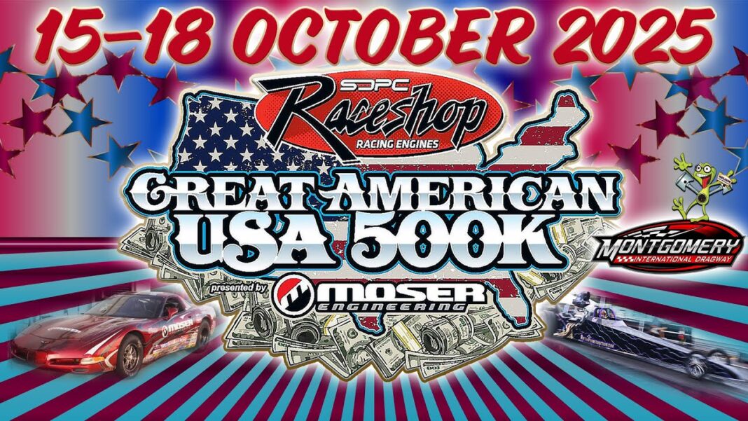 BangShift.com Presents FREE BIG MONEY BRACKET RACING: Livestream of the $500K Great American USA Event at Montgomery International Dragway - $40K Wednesday!