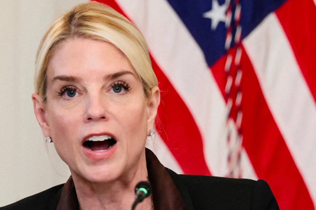 Bondi Compares Antifa to MS-13 and Urges Americans to Consult MAGA Influencers for Support of Her Claims