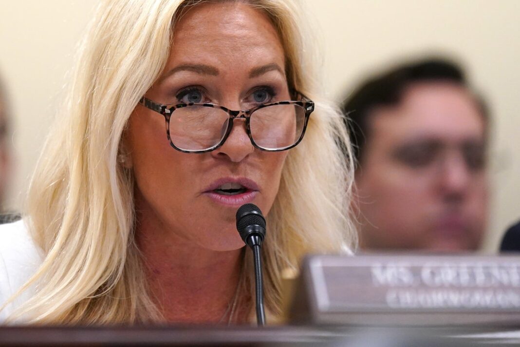 Read Marjorie Taylor Greene’s complete four-page statement stepping down from Congress: 