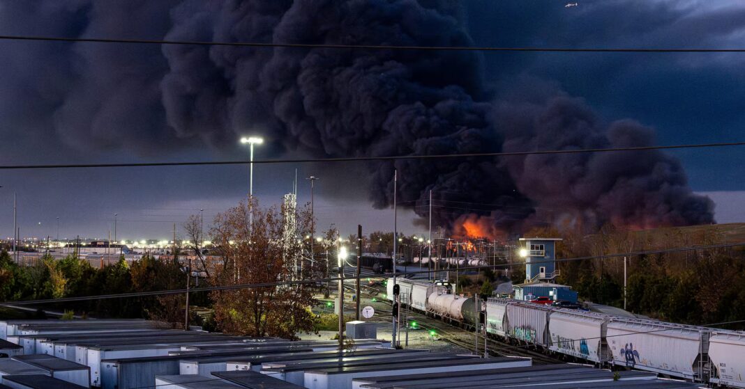 At Least Seven Confirmed Dead Following UPS Plane Crash in Fireball During Takeoff in Louisville, Kentucky