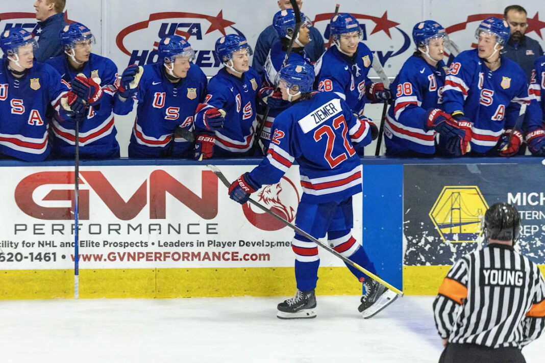 Ziemer Appointed Captain of Team USA for World Junior Championship