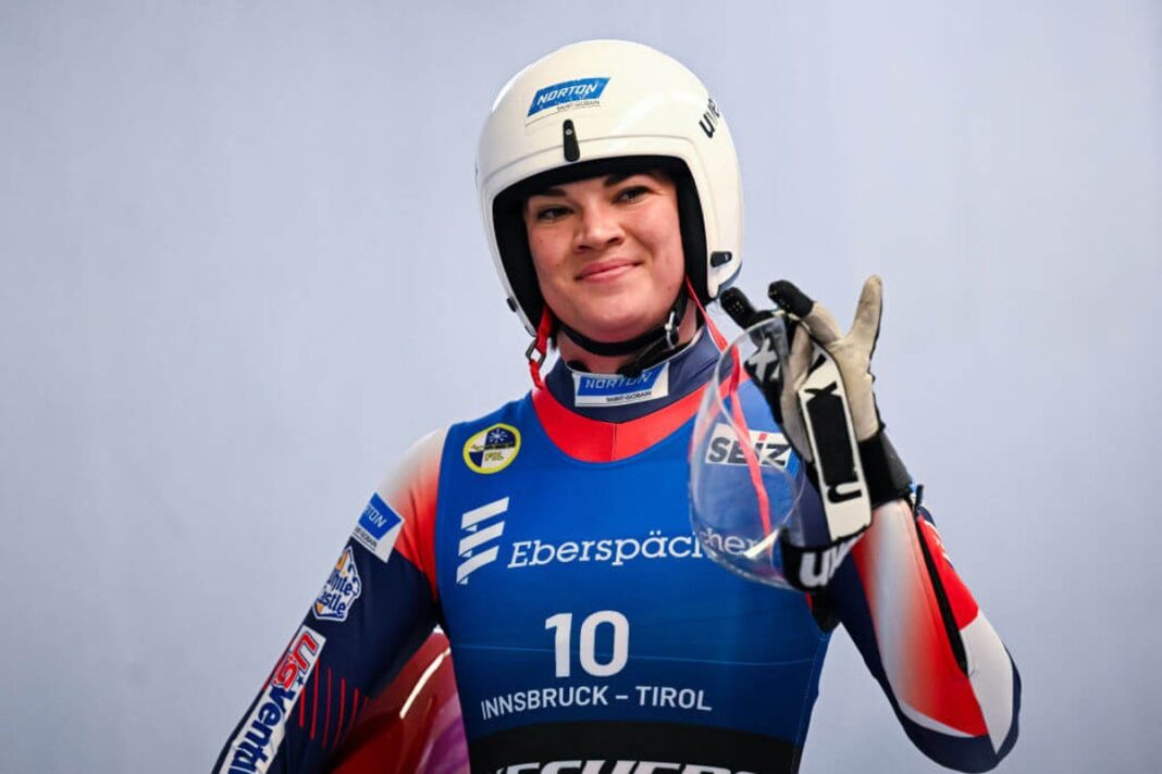 Summer Britcher Claims Gold, Securing USA Luge's Historic 50th World Cup Victory