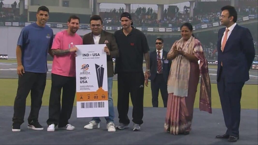 ICC Chairman Jay Shah Invites Lionel Messi to Attend India-USA T20 World Cup 2026 Match | Watch | Cricket News
