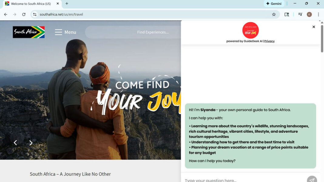 Siyanda AI Assistant Now Available for South African Travel Agents: Enhancing Trip Planning