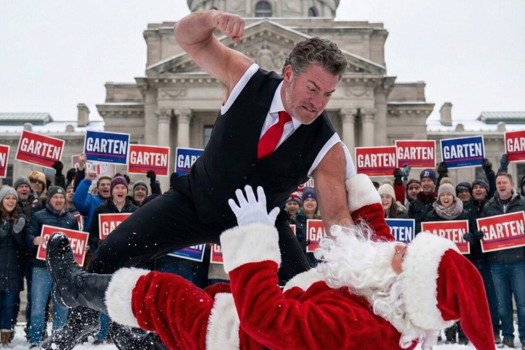 Republican Lawmaker Criticized for Sharing AI Images of Himself Attacking Santa on Christmas Morning