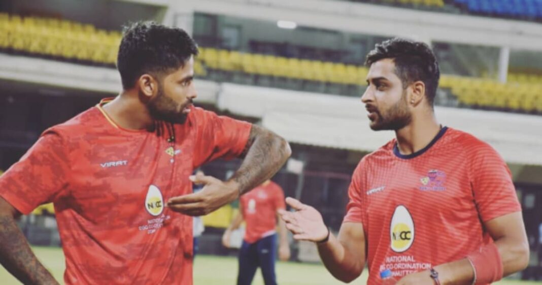 Shubham Ranjane from the USA Enjoys Wankhede Reunion with 'Brother' Suryakumar Yadav