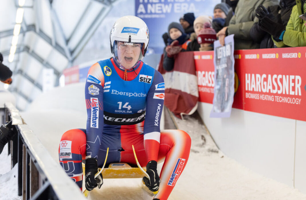 USA Luge’s Britcher Claims Additional Gold at World Cup